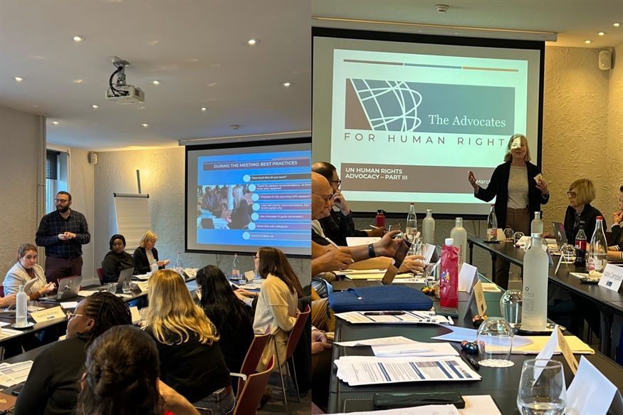  Photos from our 'UN Advocacy Training' in Geneva.